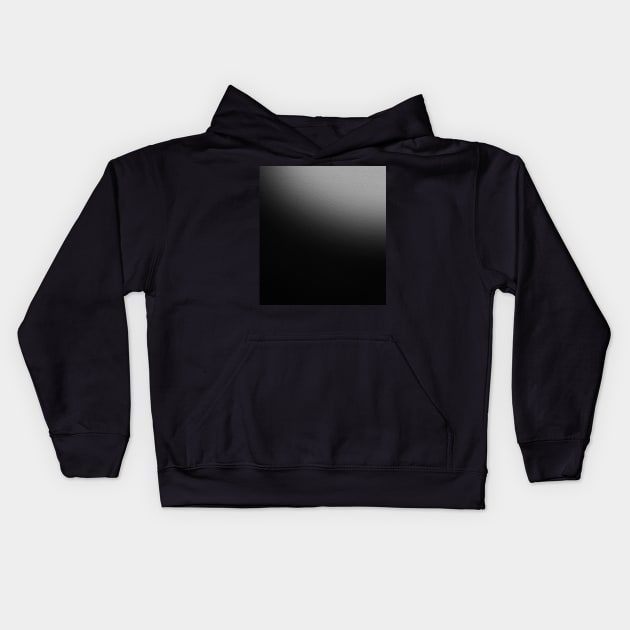 black gradient plain background Kids Hoodie by Spinkly